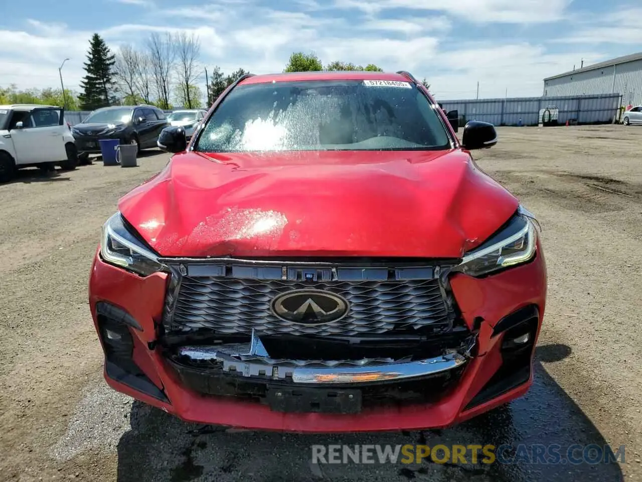 5 Photograph of a damaged car 3PCAJ5L31NF104767 INFINITI QX55 SENSO 2022