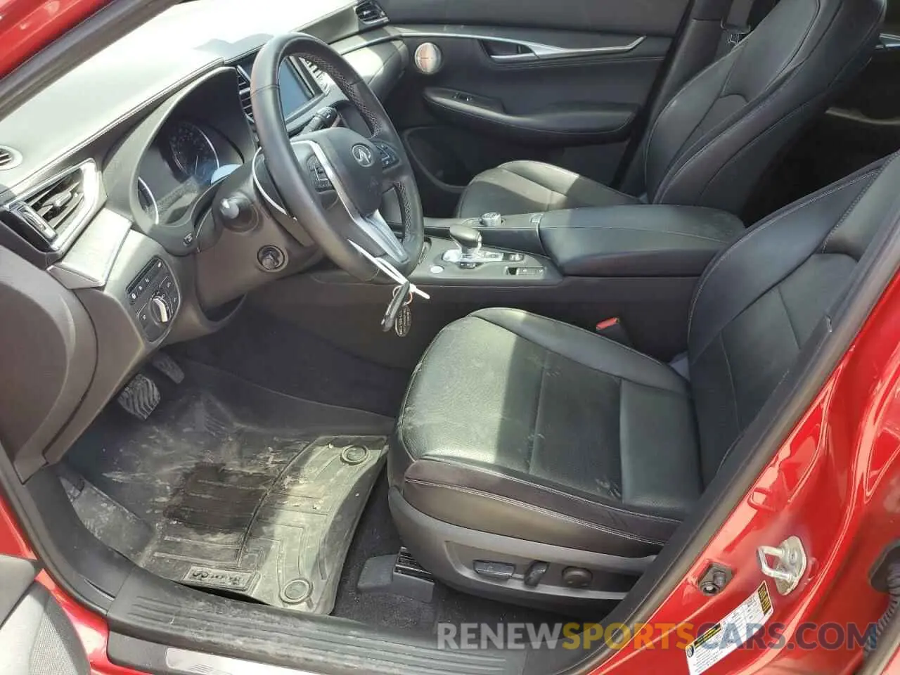 7 Photograph of a damaged car 3PCAJ5L31NF104767 INFINITI QX55 SENSO 2022