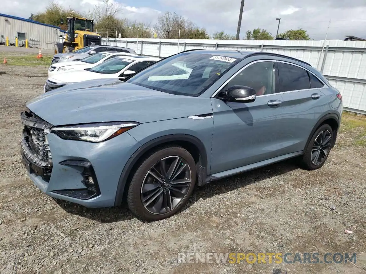 1 Photograph of a damaged car 3PCAJ5L32NF102462 INFINITI QX55 SENSO 2022