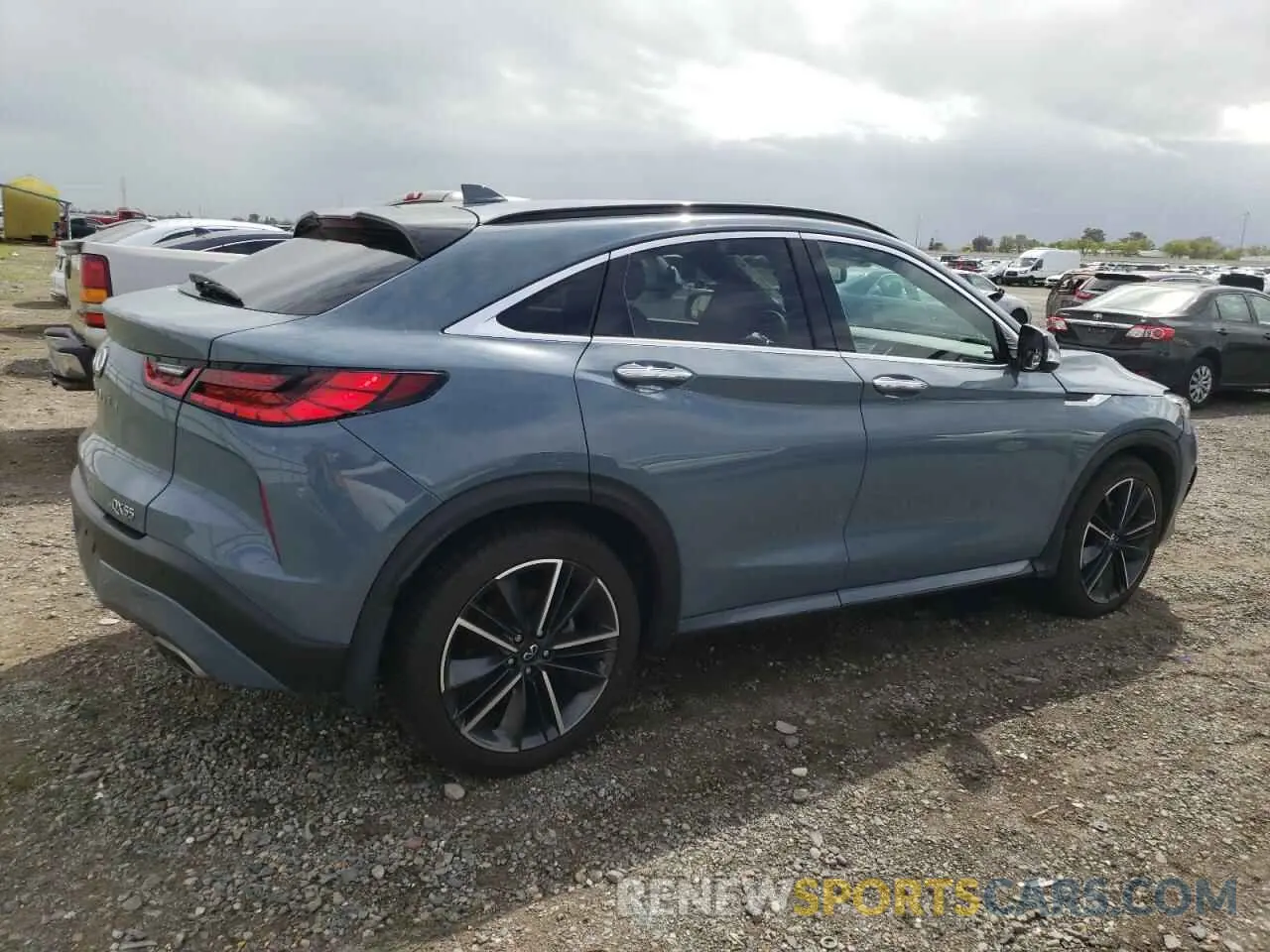 3 Photograph of a damaged car 3PCAJ5L32NF102462 INFINITI QX55 SENSO 2022