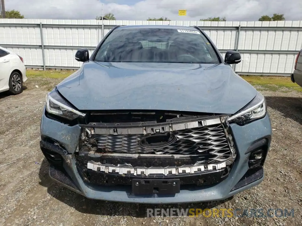 5 Photograph of a damaged car 3PCAJ5L32NF102462 INFINITI QX55 SENSO 2022