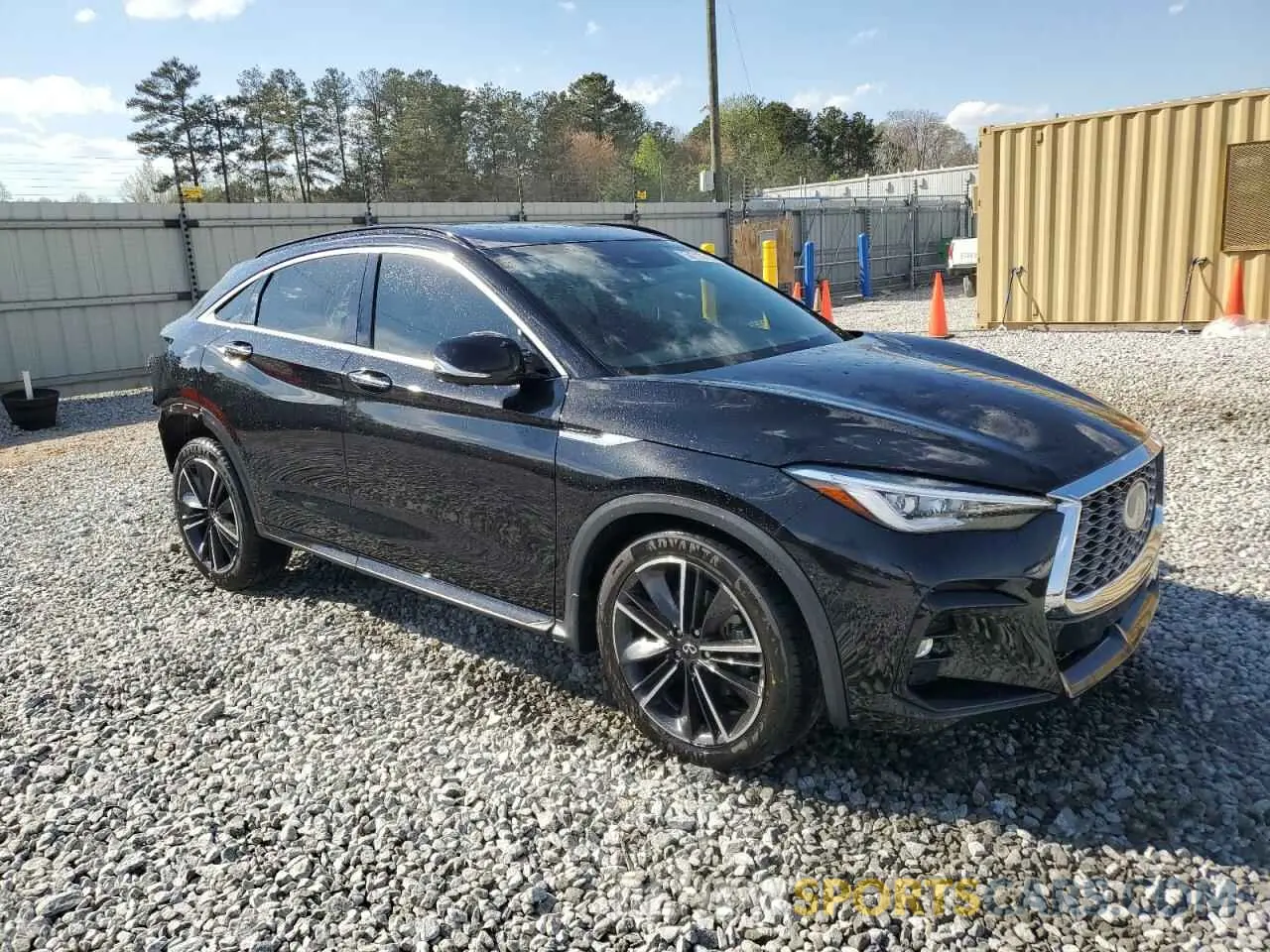 4 Photograph of a damaged car 3PCAJ5L39NF101440 INFINITI QX55 SENSO 2022