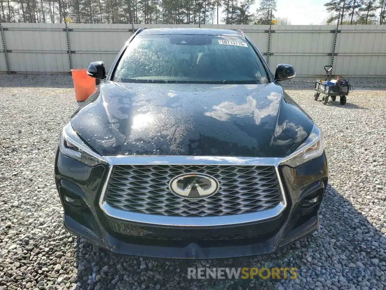 5 Photograph of a damaged car 3PCAJ5L39NF101440 INFINITI QX55 SENSO 2022