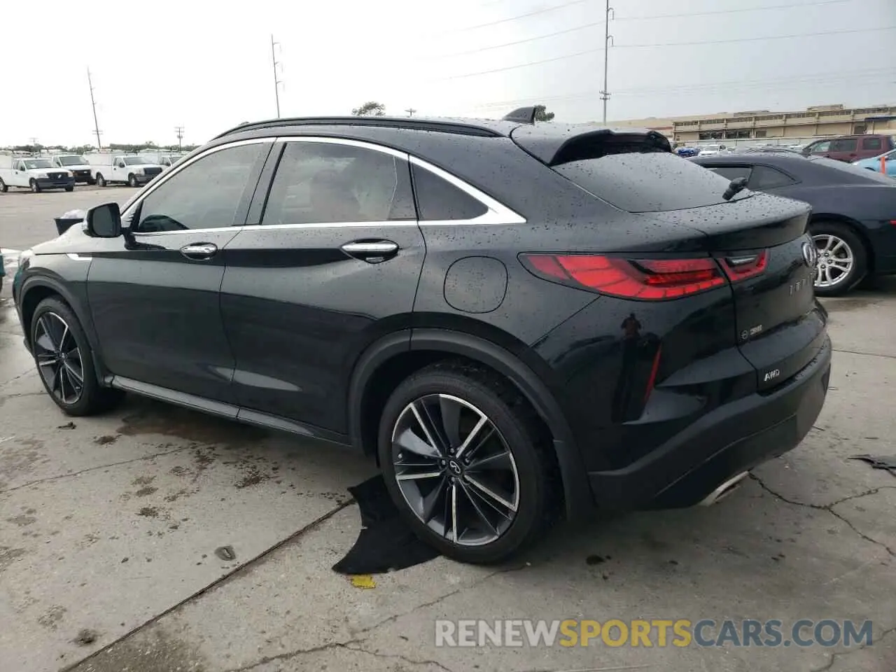 2 Photograph of a damaged car 3PCAJ5LR0PF124791 INFINITI QX55 SENSO 2023