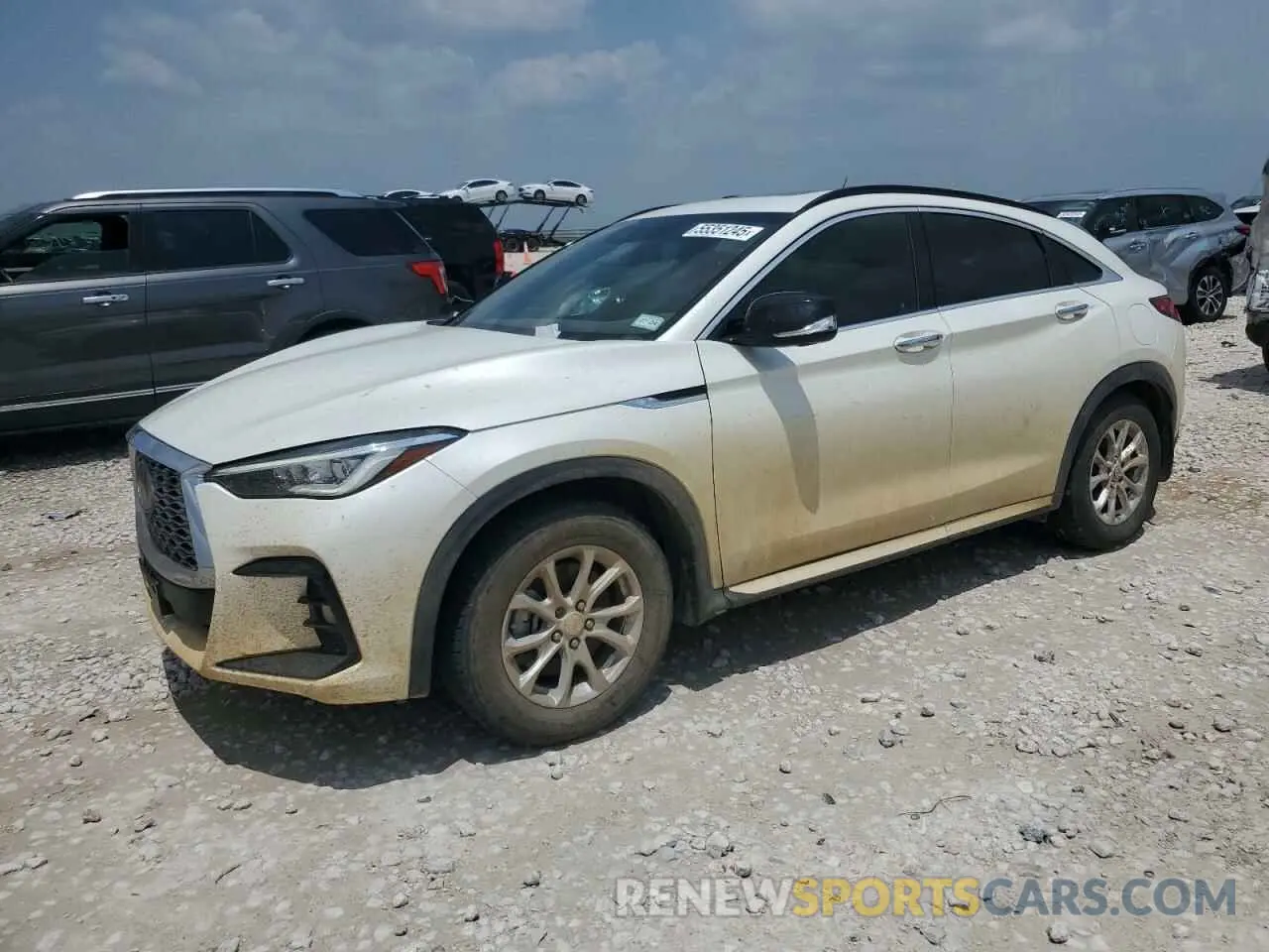 1 Photograph of a damaged car 3PCAJ5LR6PF100981 INFINITI QX55 SENSO 2023