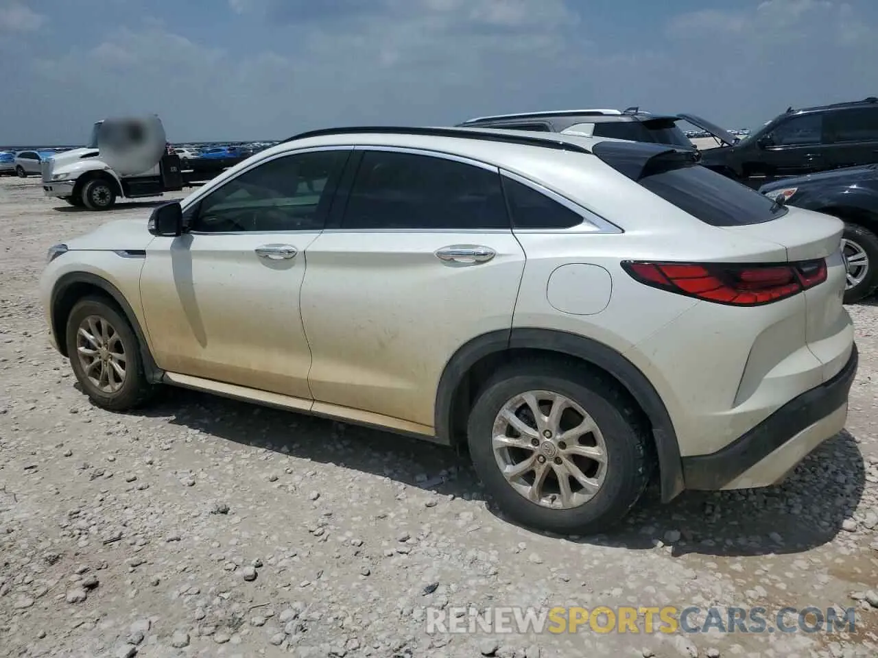 2 Photograph of a damaged car 3PCAJ5LR6PF100981 INFINITI QX55 SENSO 2023