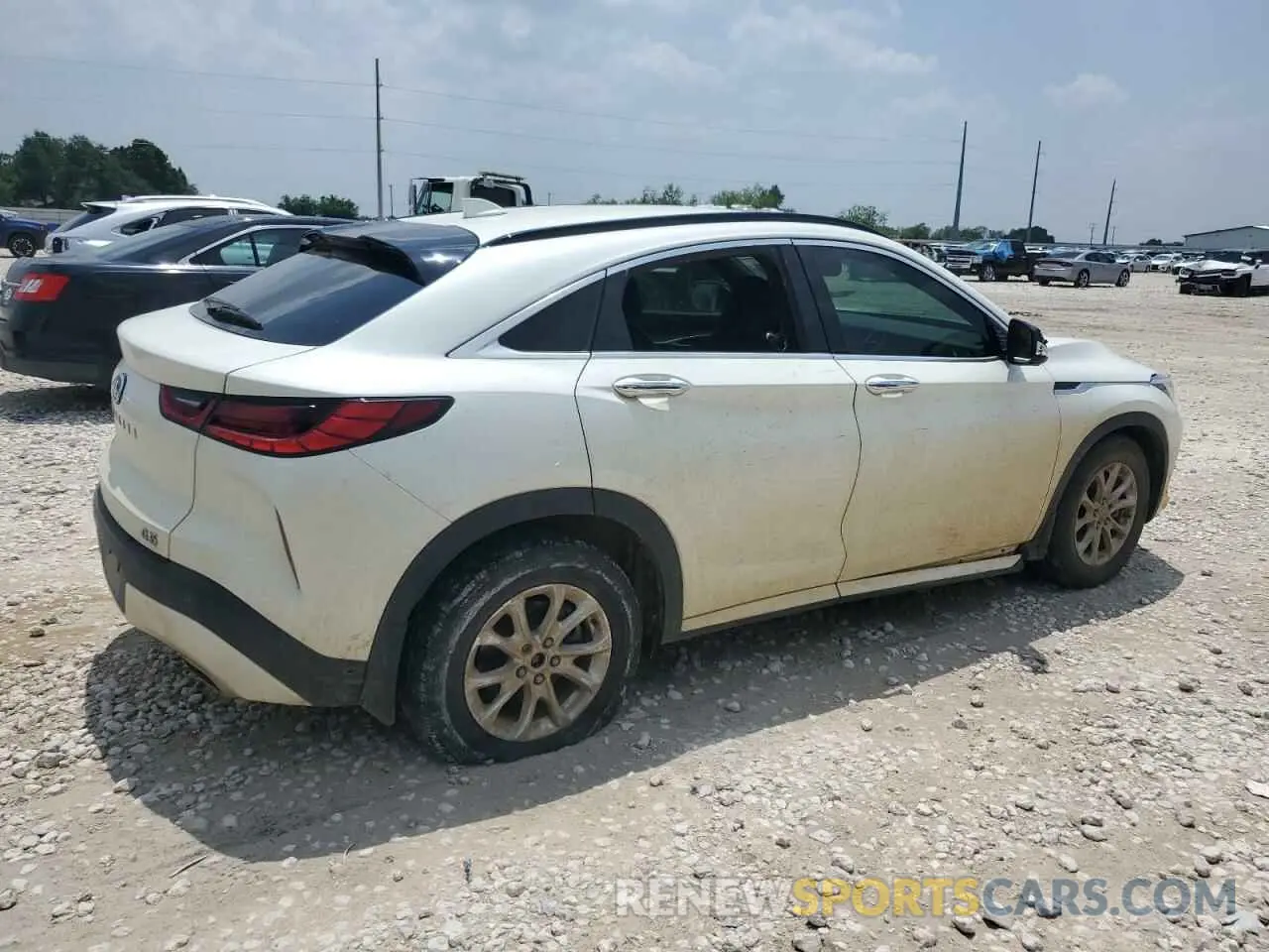 3 Photograph of a damaged car 3PCAJ5LR6PF100981 INFINITI QX55 SENSO 2023
