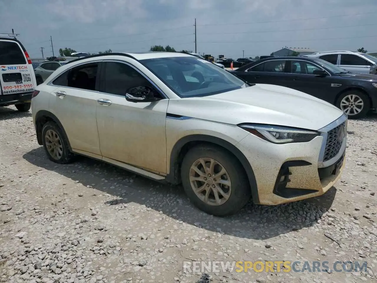 4 Photograph of a damaged car 3PCAJ5LR6PF100981 INFINITI QX55 SENSO 2023