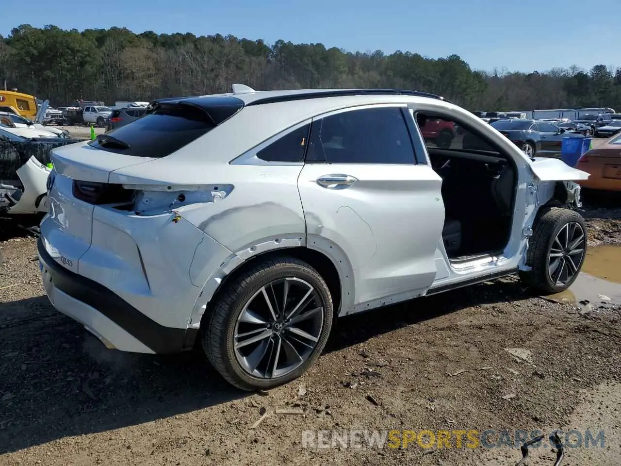 3 Photograph of a damaged car 3PCAJ5LR7RF112348 INFINITI QX55 SENSO 2024