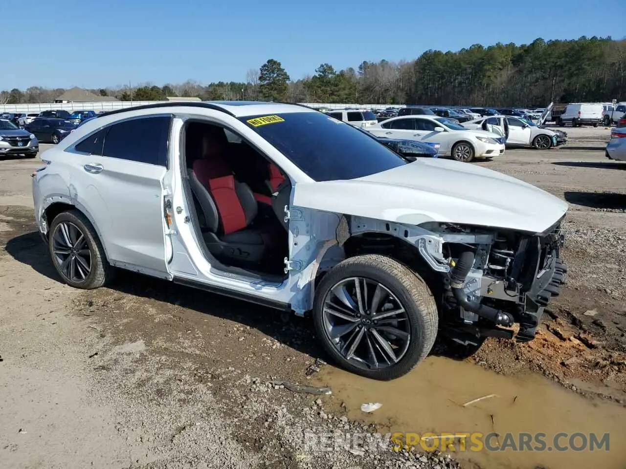 4 Photograph of a damaged car 3PCAJ5LR7RF112348 INFINITI QX55 SENSO 2024