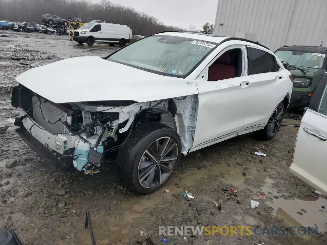 1 Photograph of a damaged car 3PCAJ5LR9SF100305 INFINITI QX55 SENSO 2025