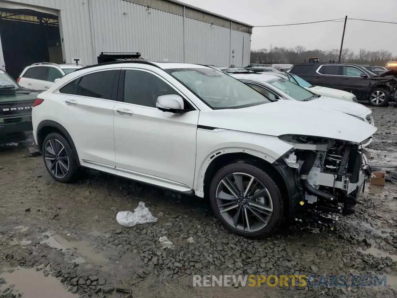 4 Photograph of a damaged car 3PCAJ5LR9SF100305 INFINITI QX55 SENSO 2025