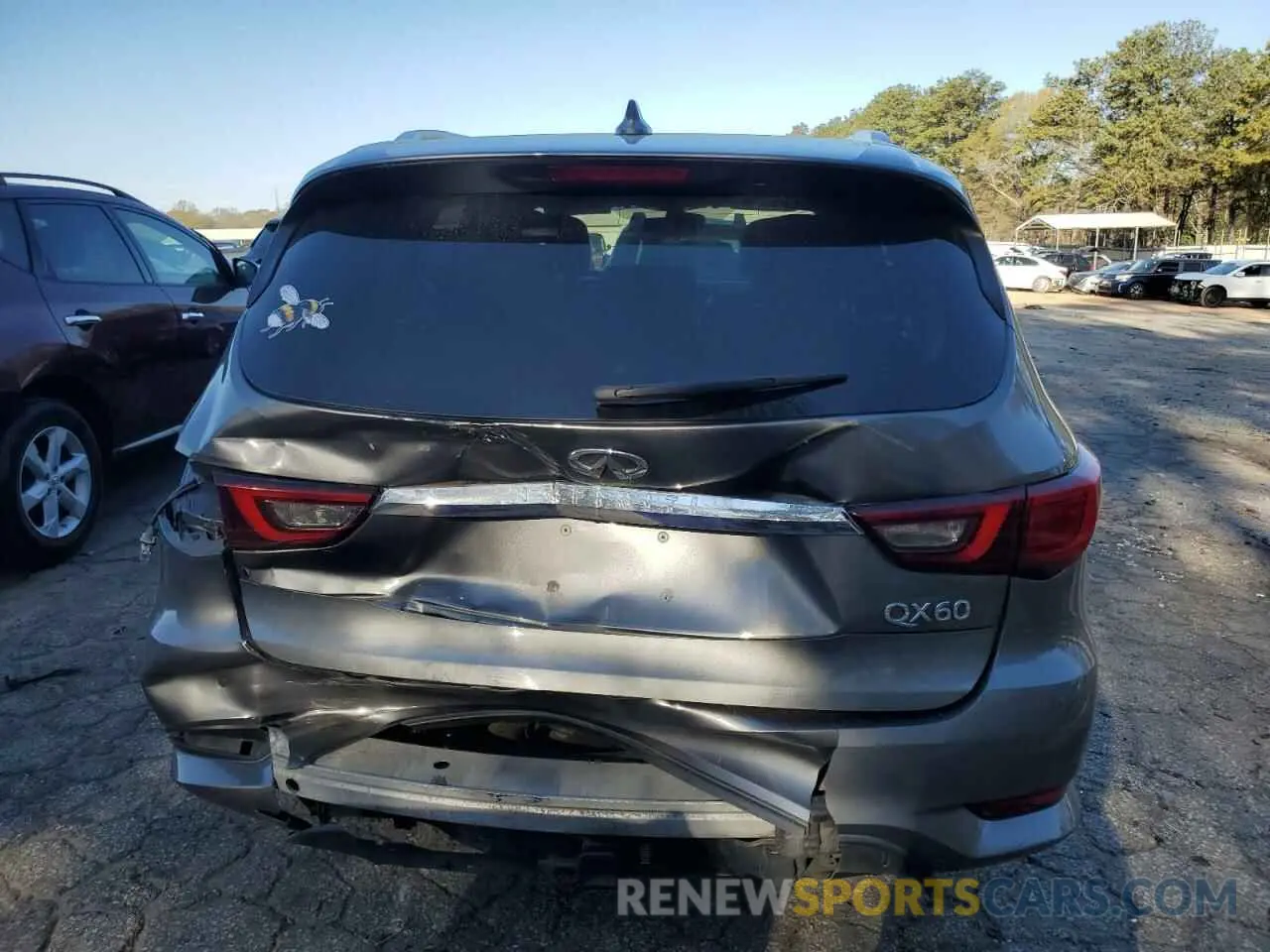6 Photograph of a damaged car 5N1DL0MM0KC505622 INFINITI QX60 2019