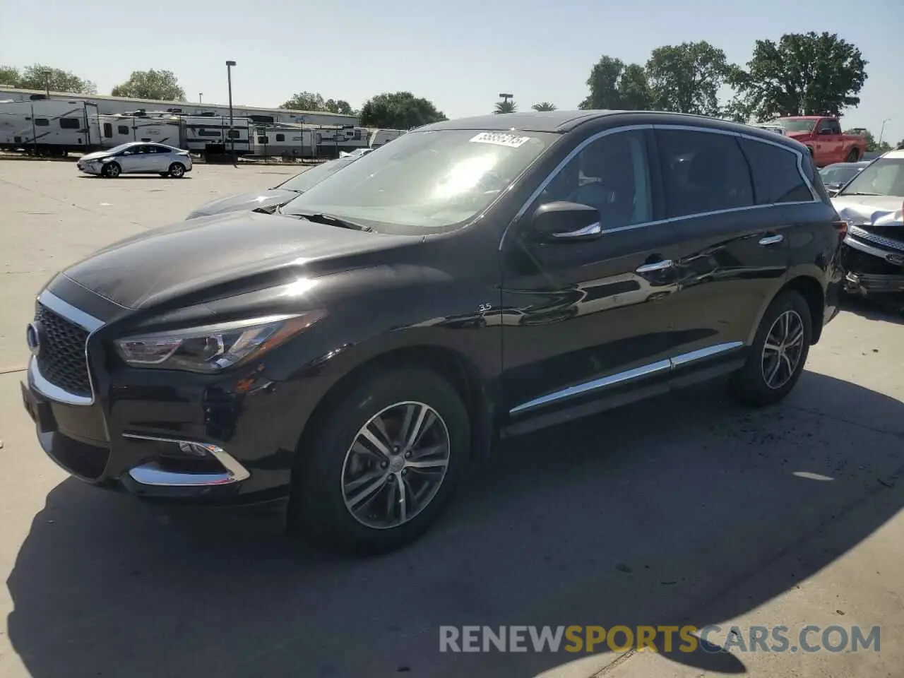1 Photograph of a damaged car 5N1DL0MM0KC508181 INFINITI QX60 2019