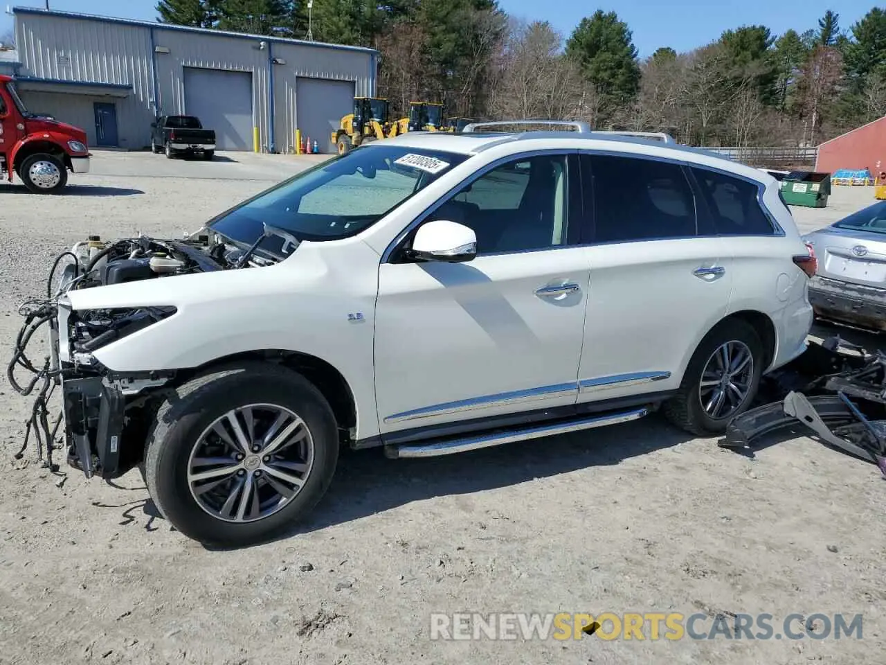 1 Photograph of a damaged car 5N1DL0MM0KC515907 INFINITI QX60 2019