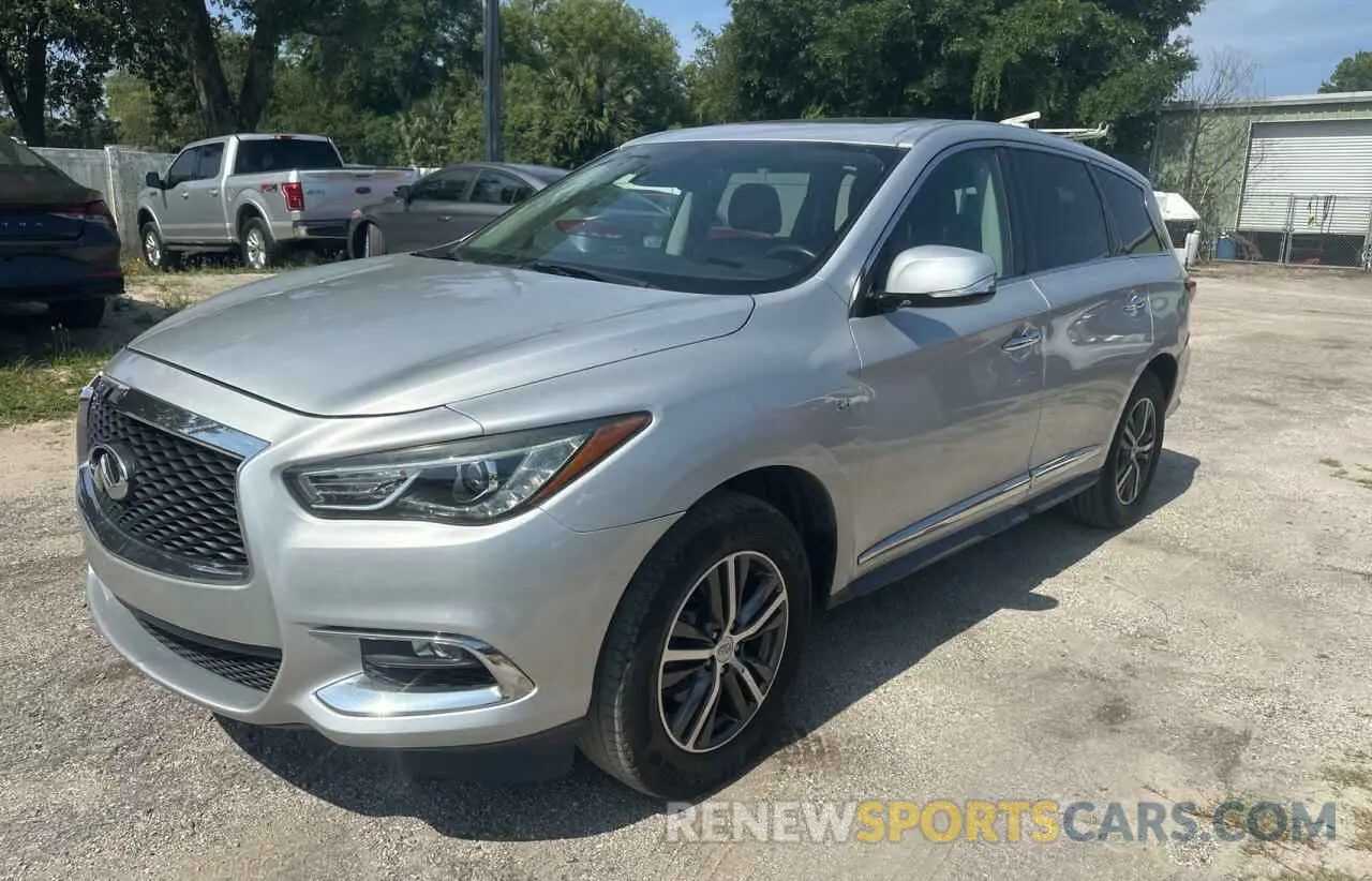 2 Photograph of a damaged car 5N1DL0MM0KC557428 INFINITI QX60 2019