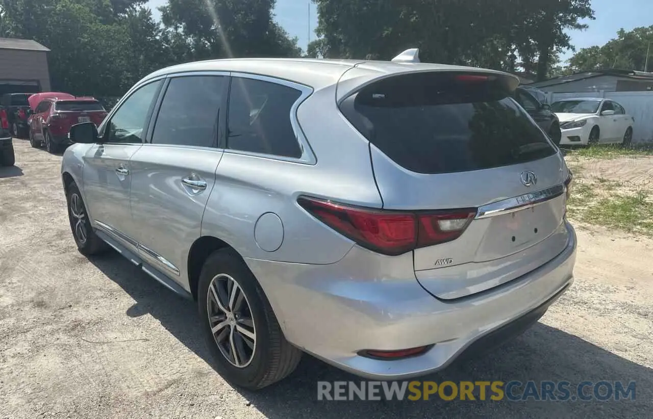 3 Photograph of a damaged car 5N1DL0MM0KC557428 INFINITI QX60 2019
