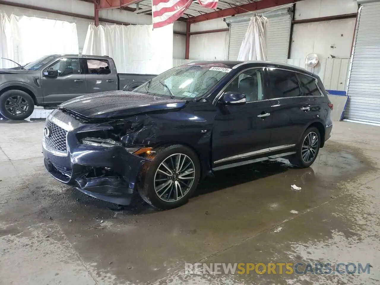 1 Photograph of a damaged car 5N1DL0MM0KC568526 INFINITI QX60 2019
