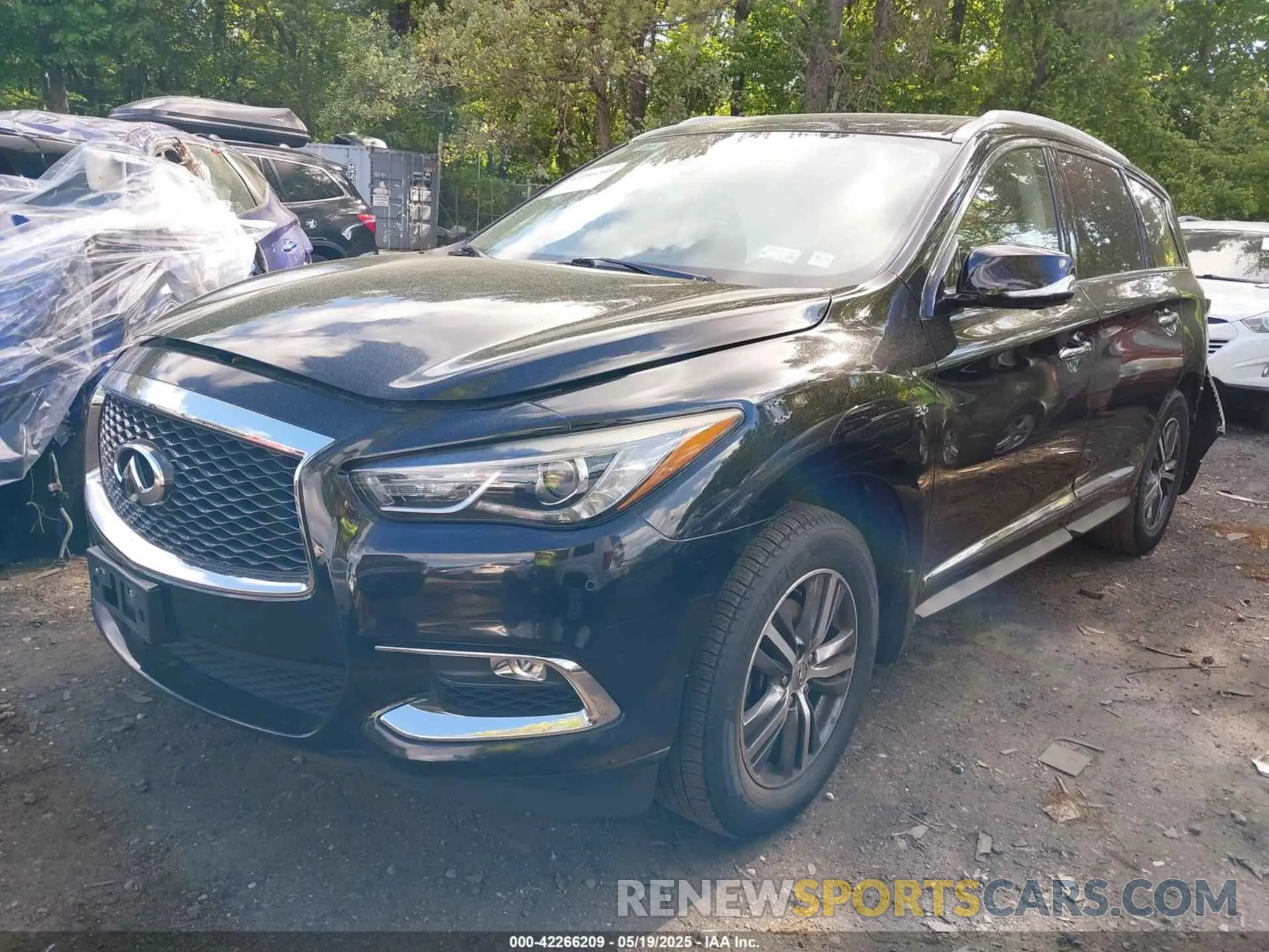 2 Photograph of a damaged car 5N1DL0MM1KC501532 INFINITI QX60 2019