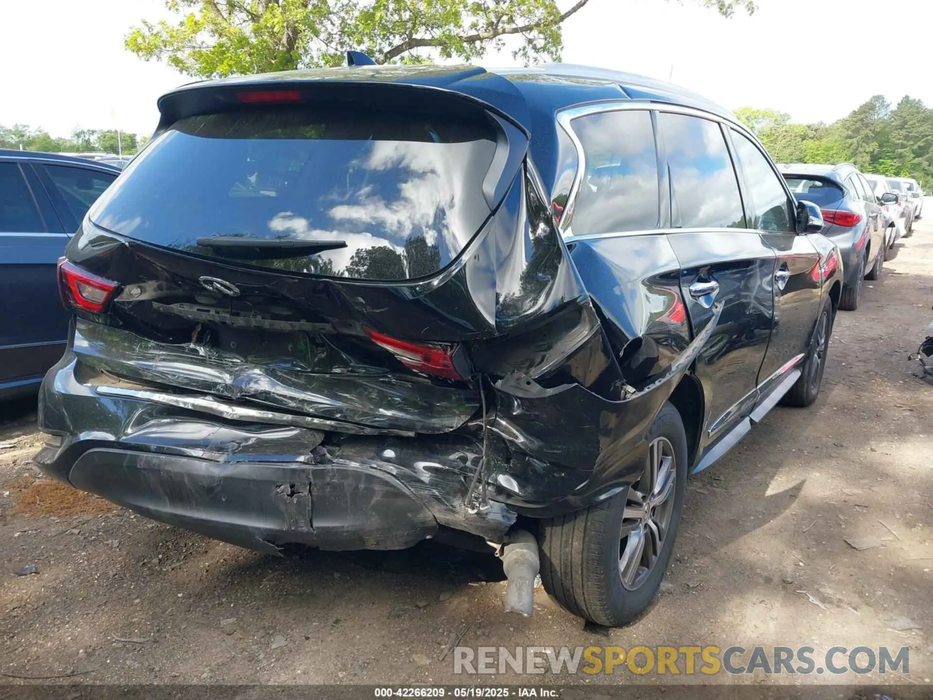 6 Photograph of a damaged car 5N1DL0MM1KC501532 INFINITI QX60 2019