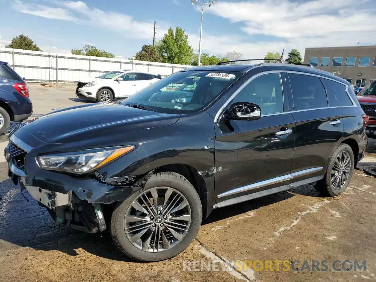 1 Photograph of a damaged car 5N1DL0MM1KC510294 INFINITI QX60 2019