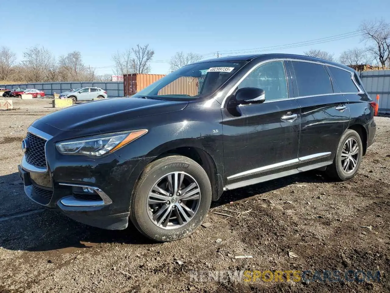 1 Photograph of a damaged car 5N1DL0MM1KC531565 INFINITI QX60 2019