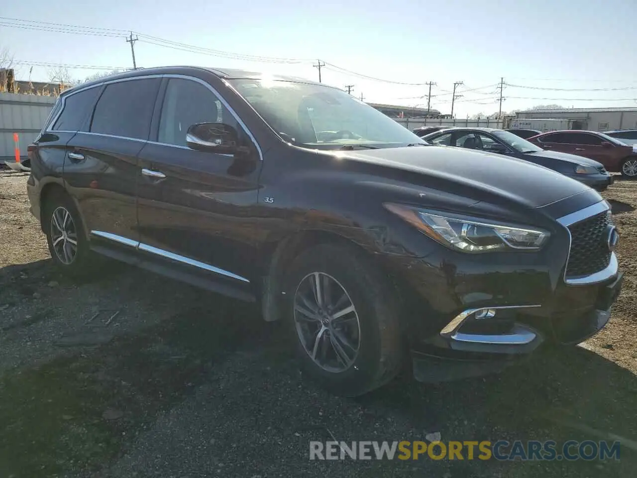 4 Photograph of a damaged car 5N1DL0MM1KC531565 INFINITI QX60 2019