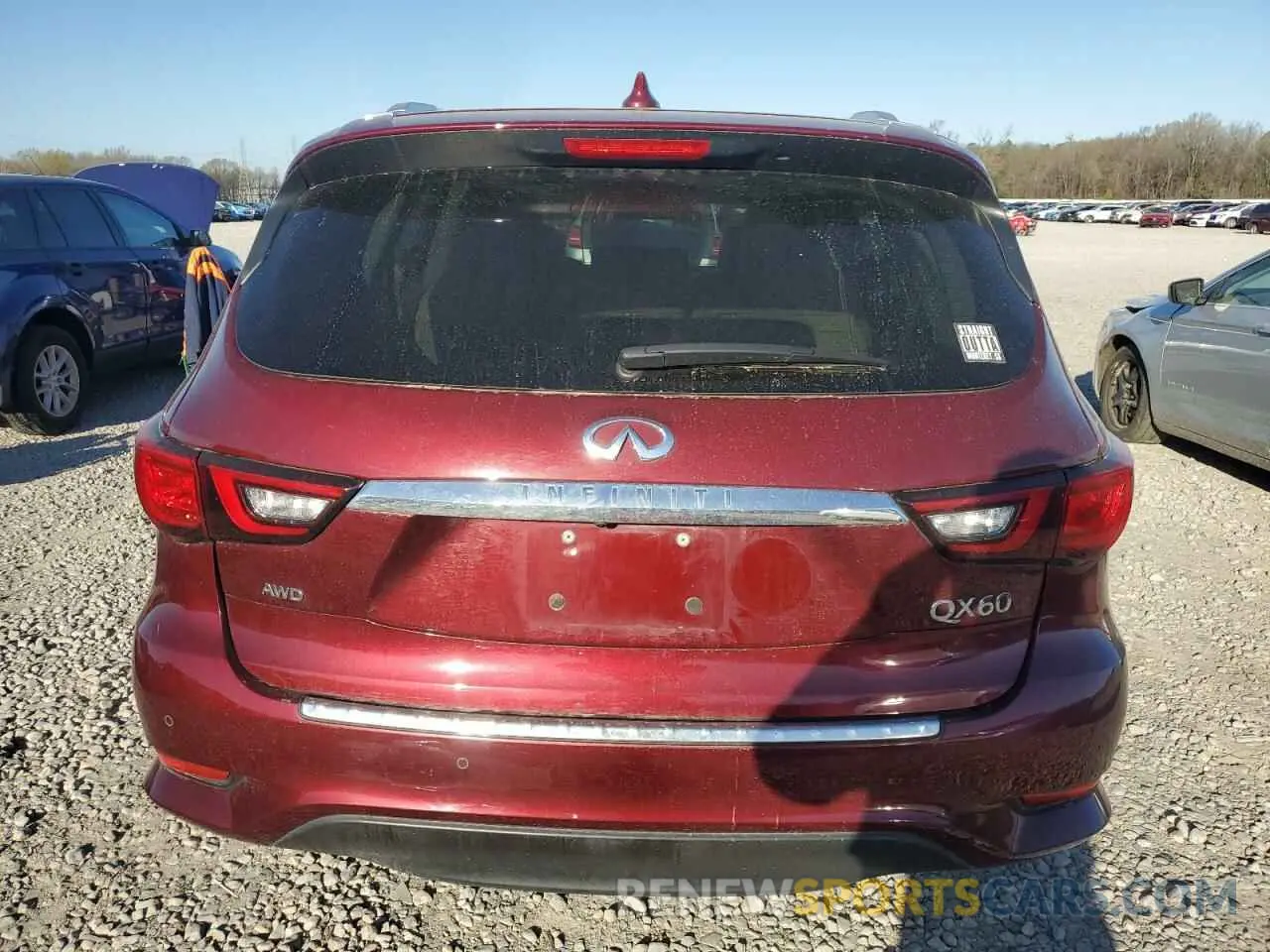 6 Photograph of a damaged car 5N1DL0MM1KC532943 INFINITI QX60 2019