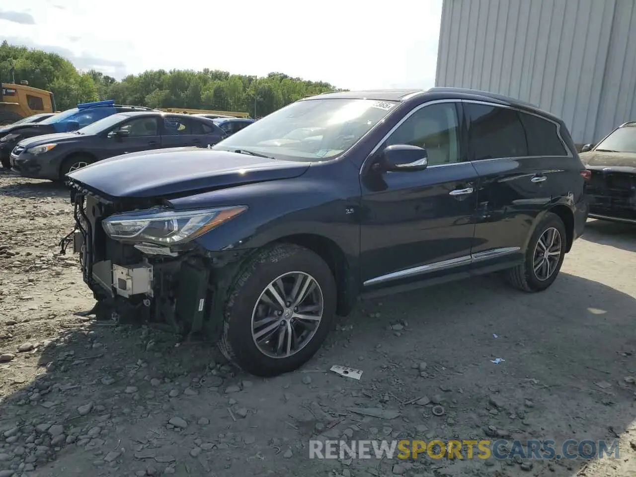 1 Photograph of a damaged car 5N1DL0MM1KC556515 INFINITI QX60 2019