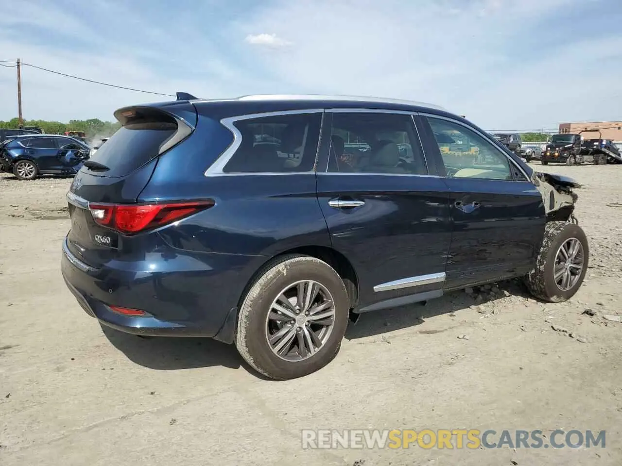 3 Photograph of a damaged car 5N1DL0MM1KC556515 INFINITI QX60 2019