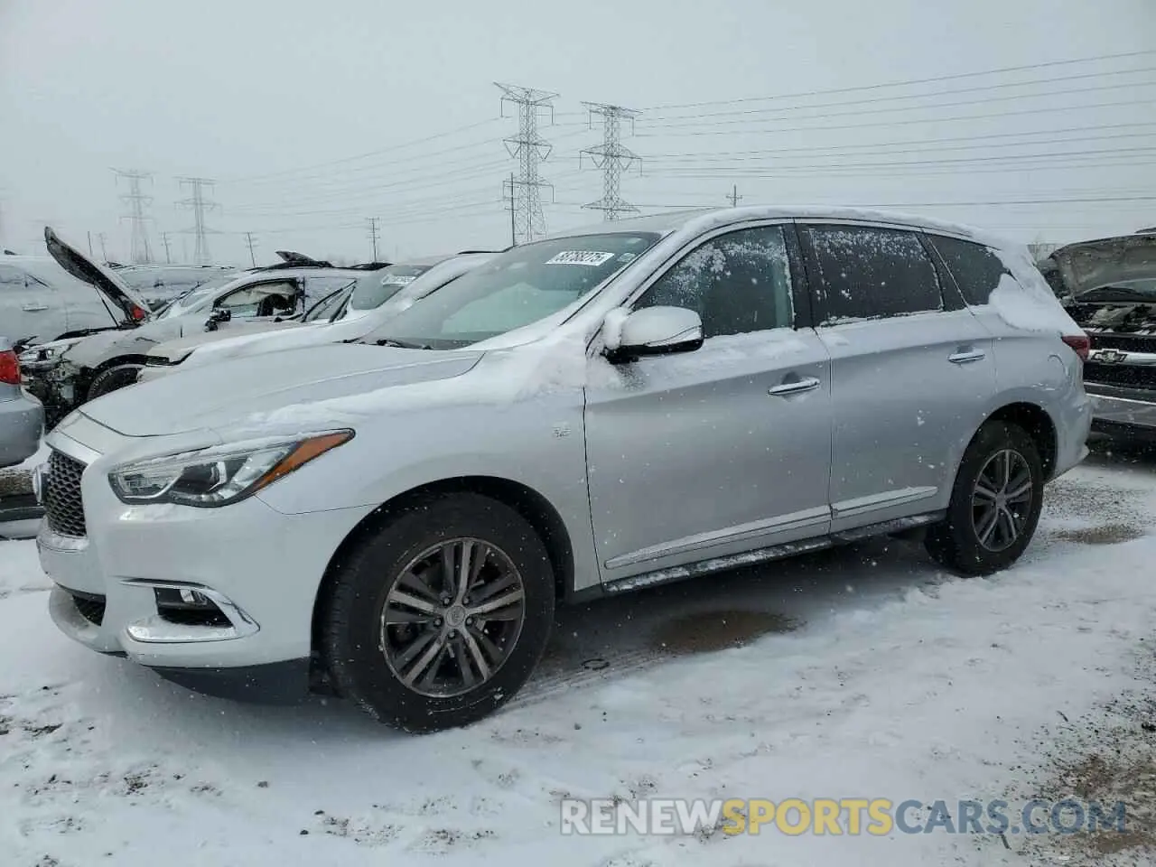 1 Photograph of a damaged car 5N1DL0MM1KC557907 INFINITI QX60 2019