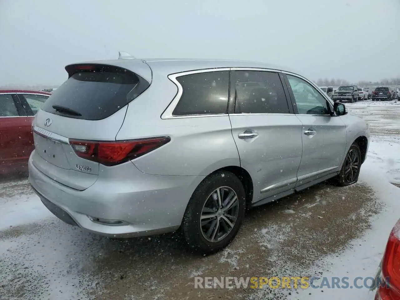 3 Photograph of a damaged car 5N1DL0MM1KC557907 INFINITI QX60 2019