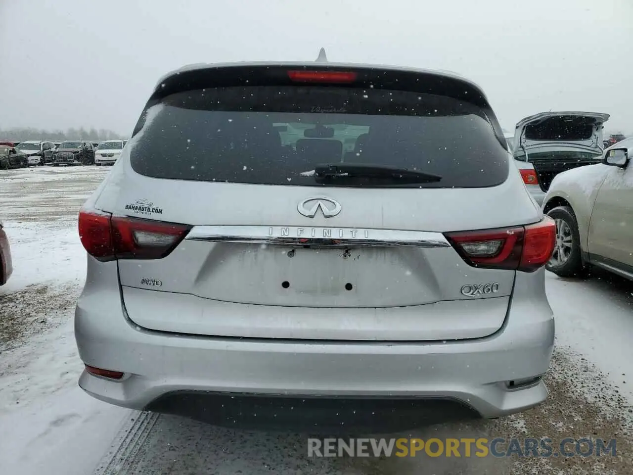 6 Photograph of a damaged car 5N1DL0MM1KC557907 INFINITI QX60 2019