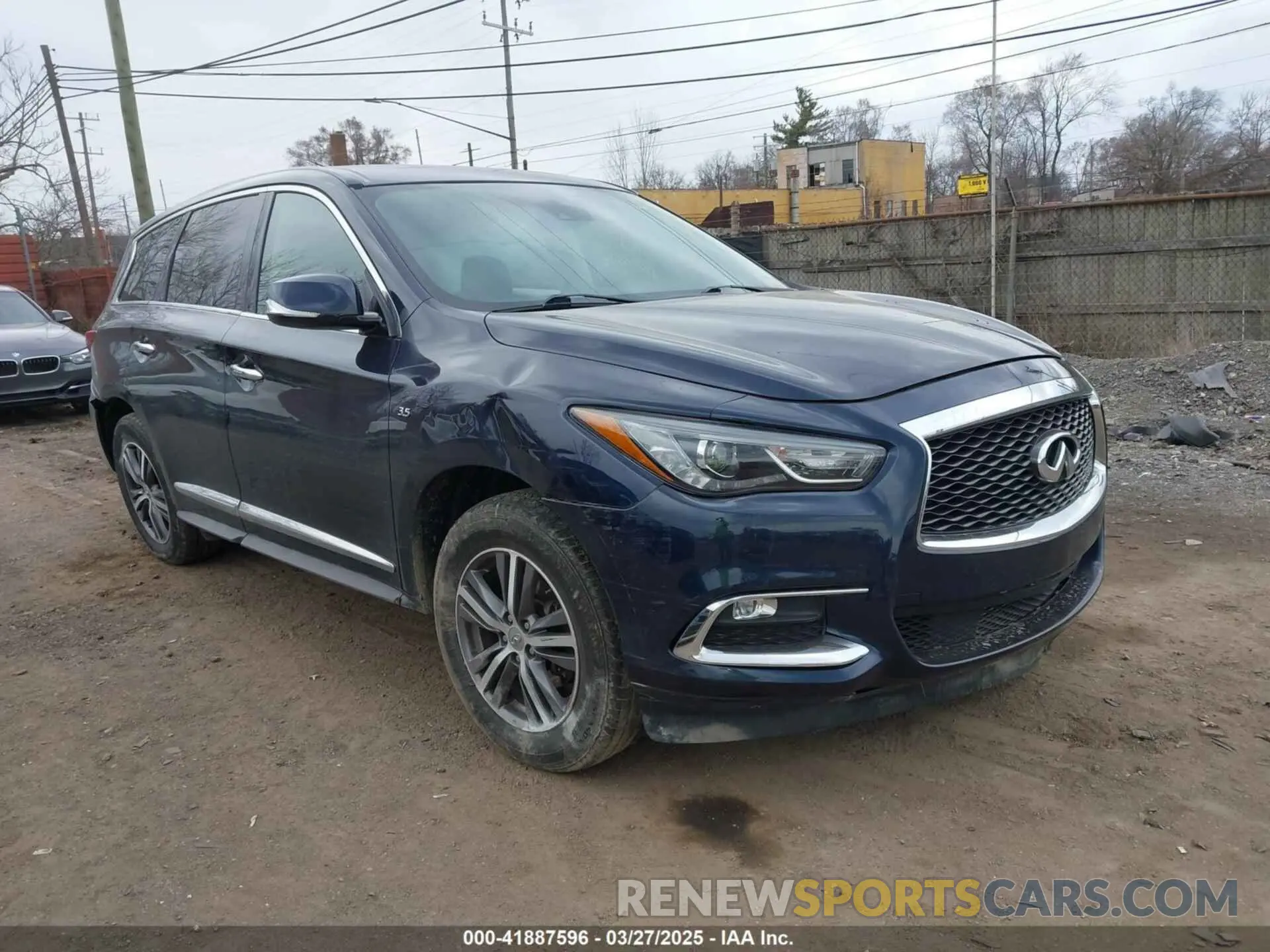 1 Photograph of a damaged car 5N1DL0MM1KC566946 INFINITI QX60 2019
