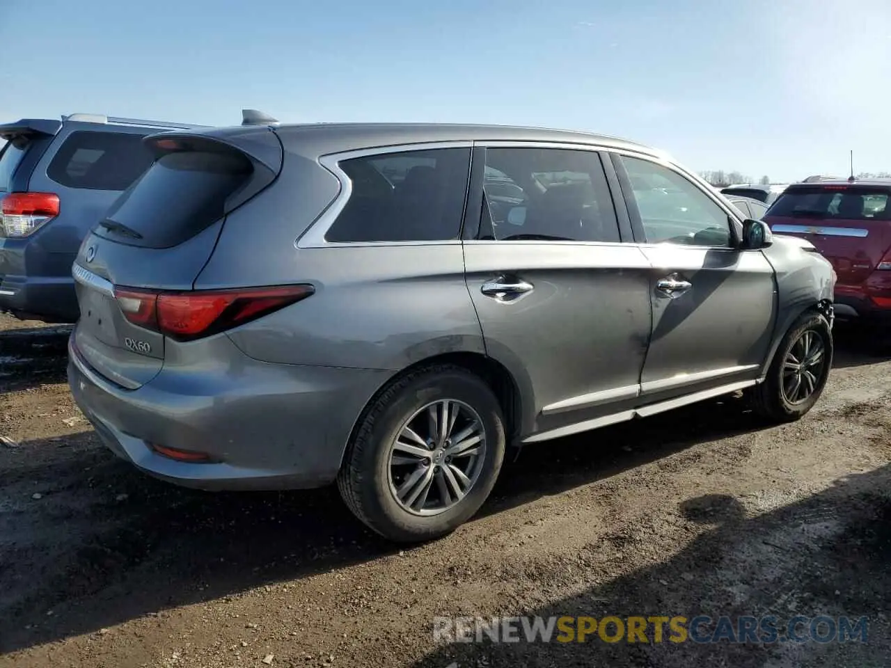 3 Photograph of a damaged car 5N1DL0MM1KC569863 INFINITI QX60 2019