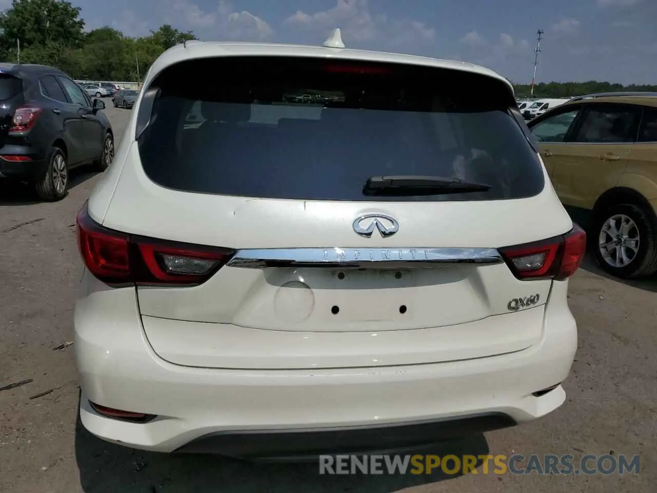 6 Photograph of a damaged car 5N1DL0MM2KC513771 INFINITI QX60 2019