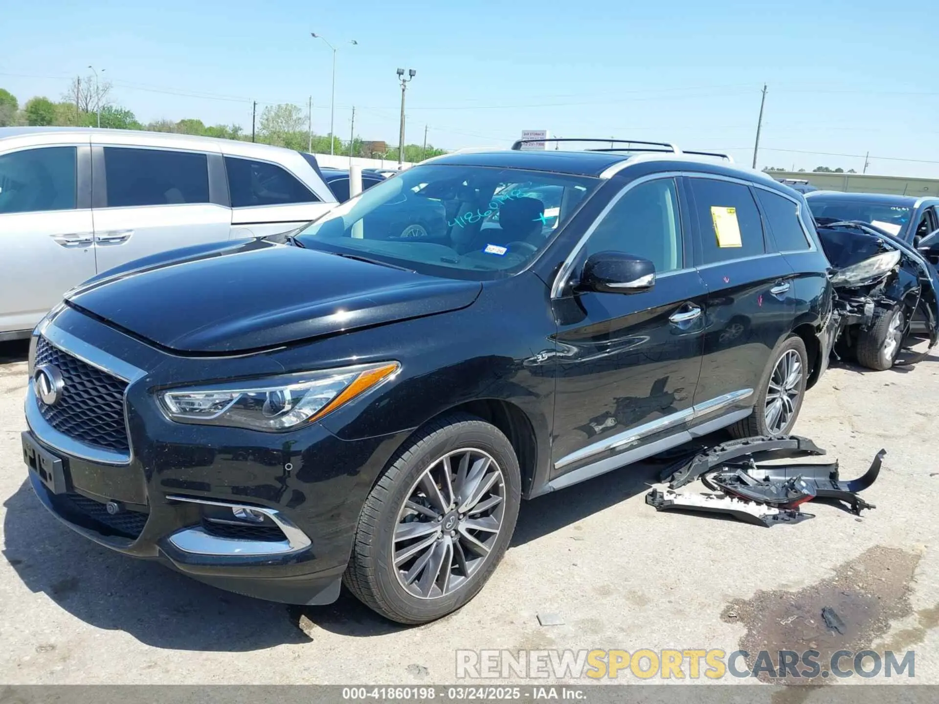 2 Photograph of a damaged car 5N1DL0MM2KC516363 INFINITI QX60 2019