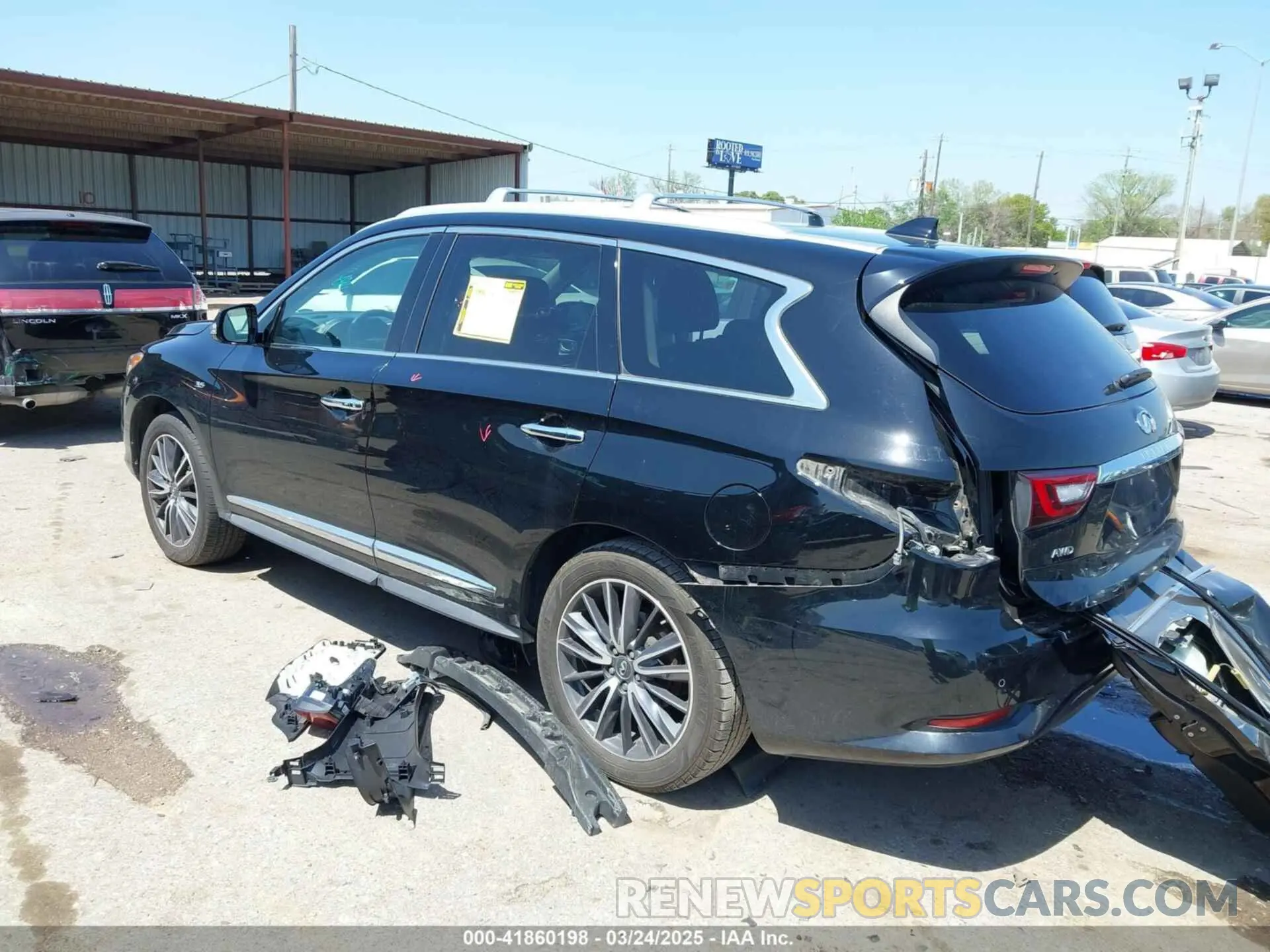 3 Photograph of a damaged car 5N1DL0MM2KC516363 INFINITI QX60 2019