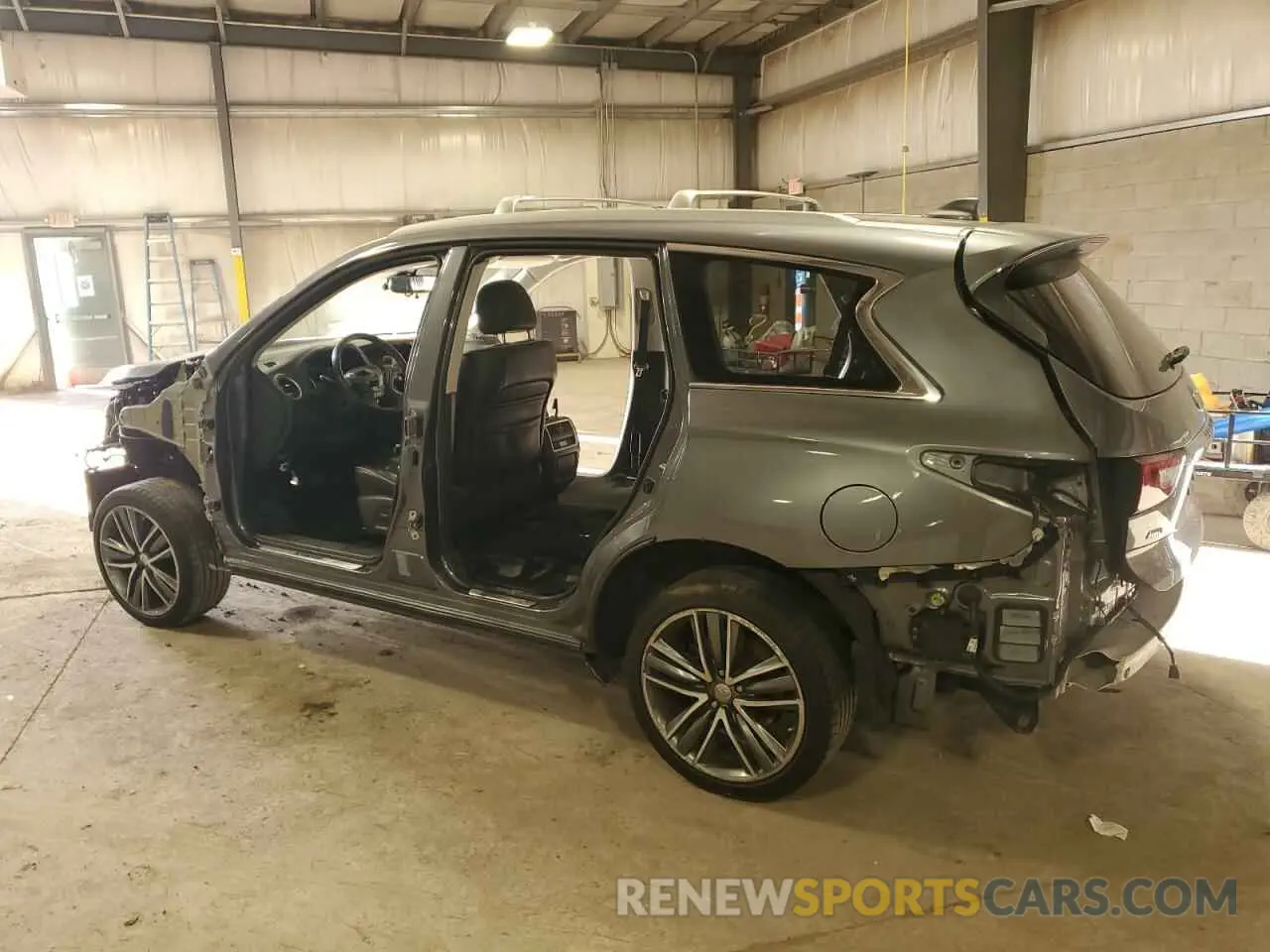 2 Photograph of a damaged car 5N1DL0MM2KC519764 INFINITI QX60 2019