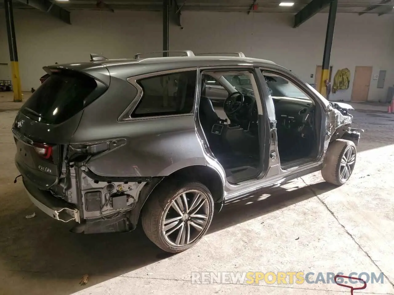 3 Photograph of a damaged car 5N1DL0MM2KC519764 INFINITI QX60 2019