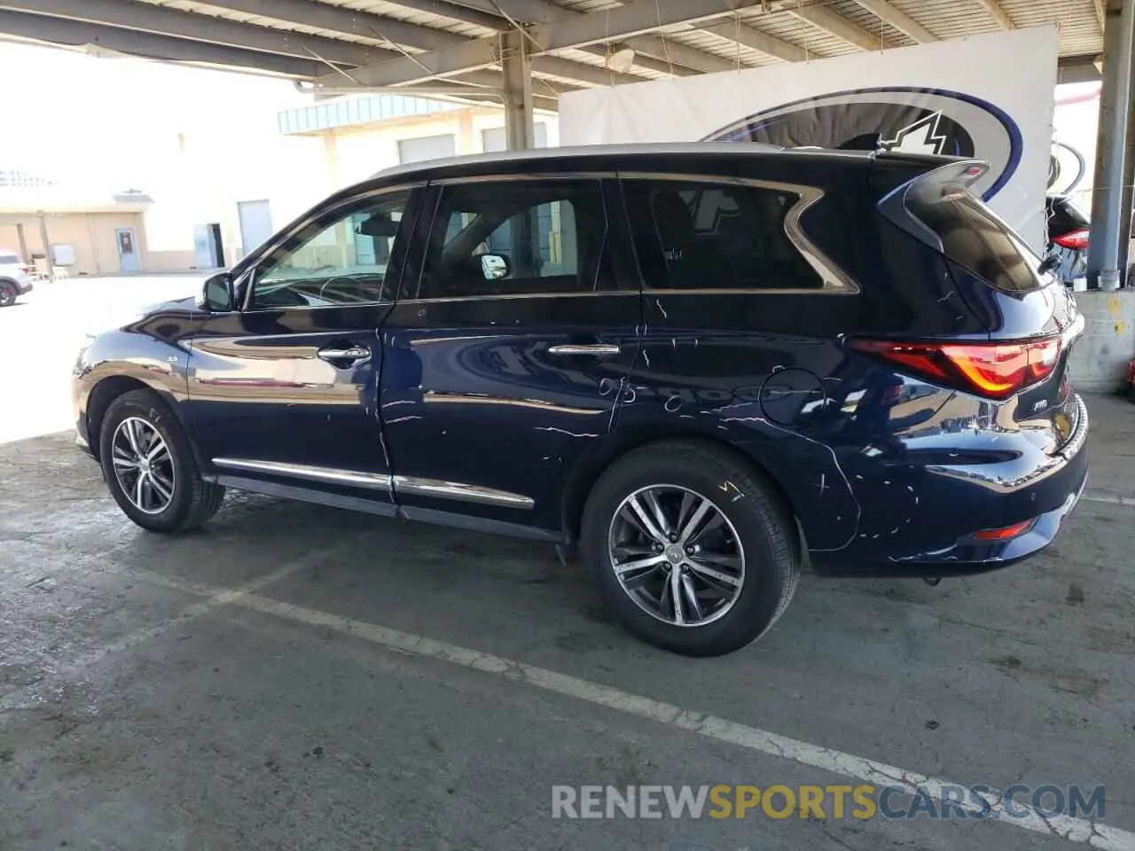 2 Photograph of a damaged car 5N1DL0MM2KC527346 INFINITI QX60 2019
