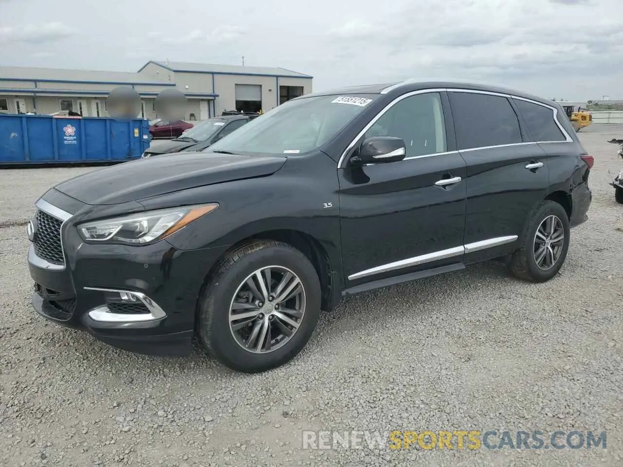 1 Photograph of a damaged car 5N1DL0MM2KC555163 INFINITI QX60 2019