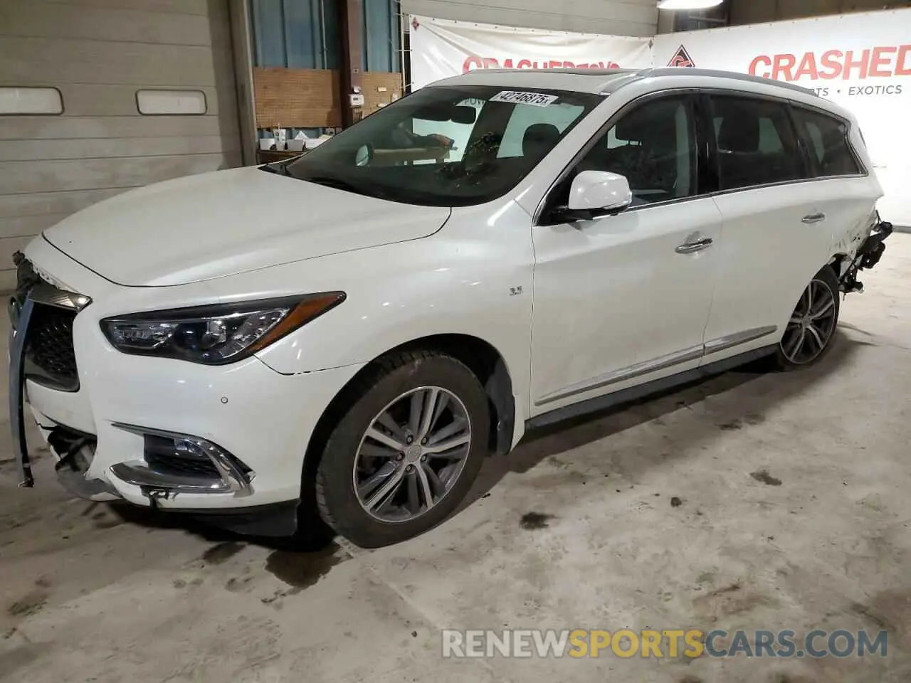 1 Photograph of a damaged car 5N1DL0MM3KC505775 INFINITI QX60 2019