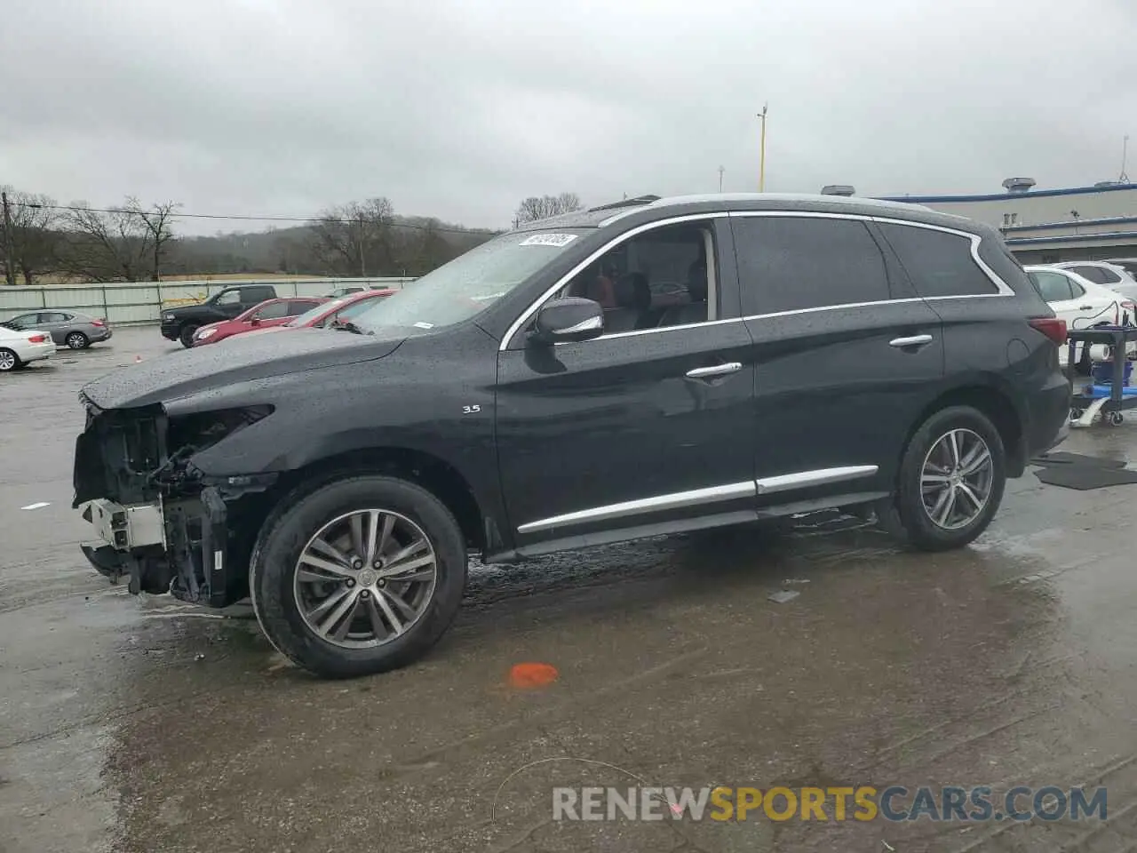 1 Photograph of a damaged car 5N1DL0MM3KC549128 INFINITI QX60 2019