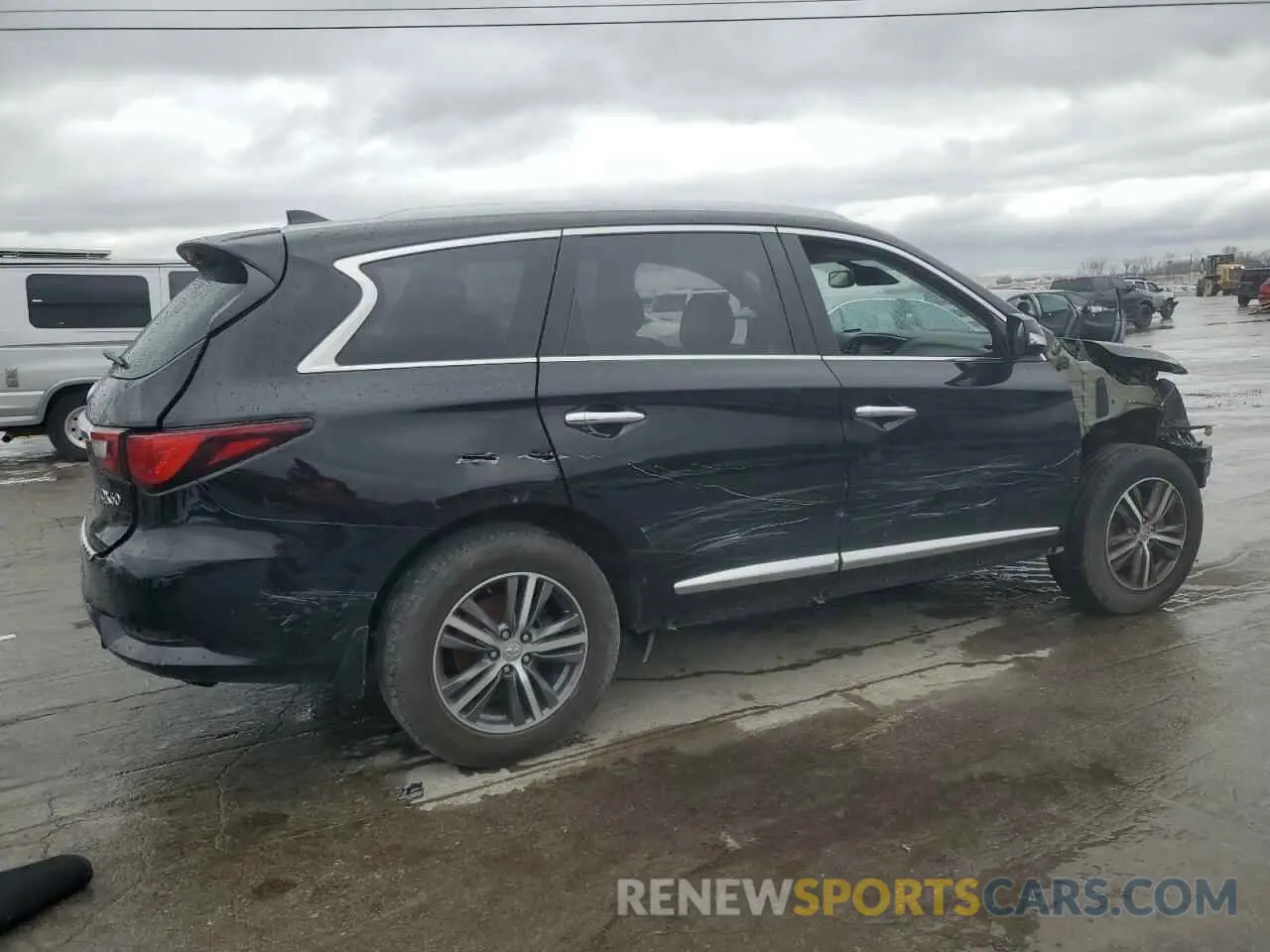 3 Photograph of a damaged car 5N1DL0MM3KC549128 INFINITI QX60 2019