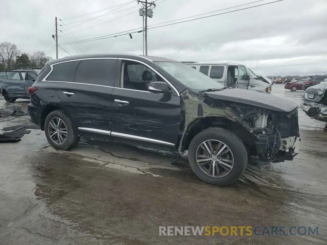 4 Photograph of a damaged car 5N1DL0MM3KC549128 INFINITI QX60 2019