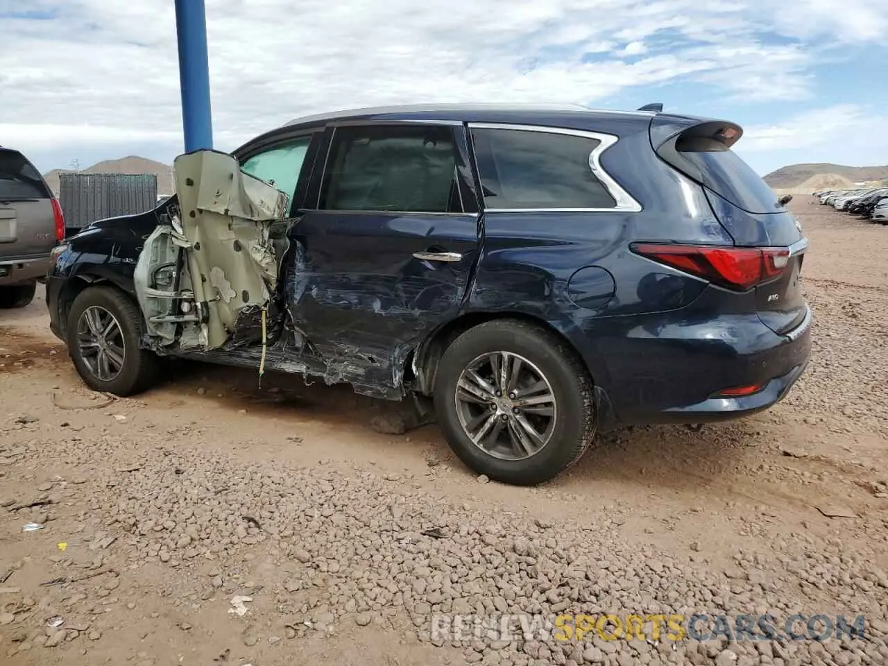 2 Photograph of a damaged car 5N1DL0MM3KC549369 INFINITI QX60 2019