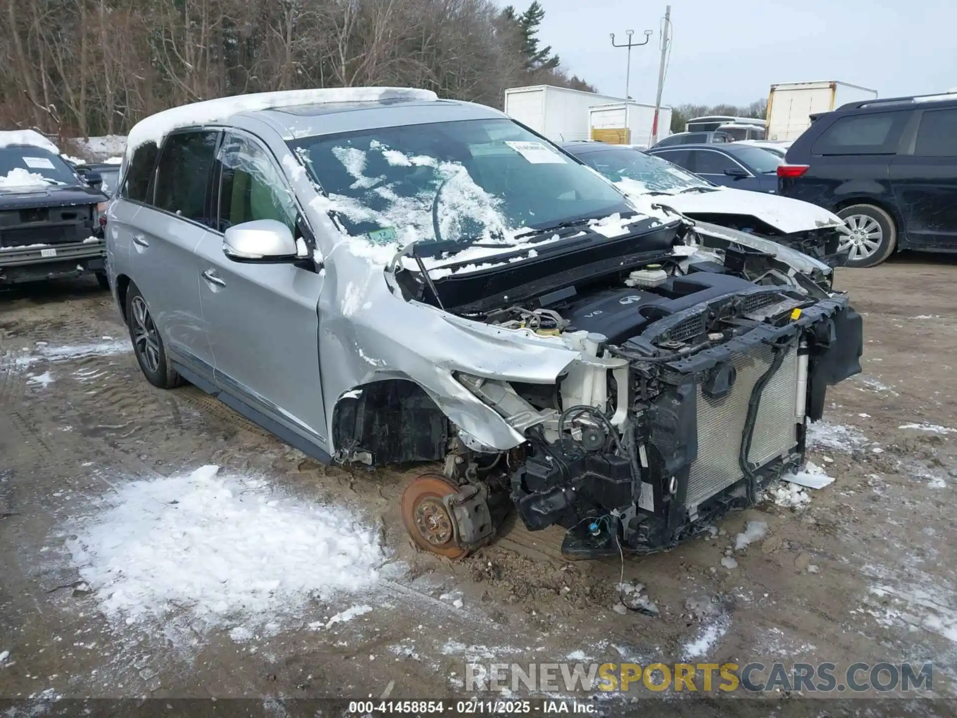 1 Photograph of a damaged car 5N1DL0MM3KC557102 INFINITI QX60 2019