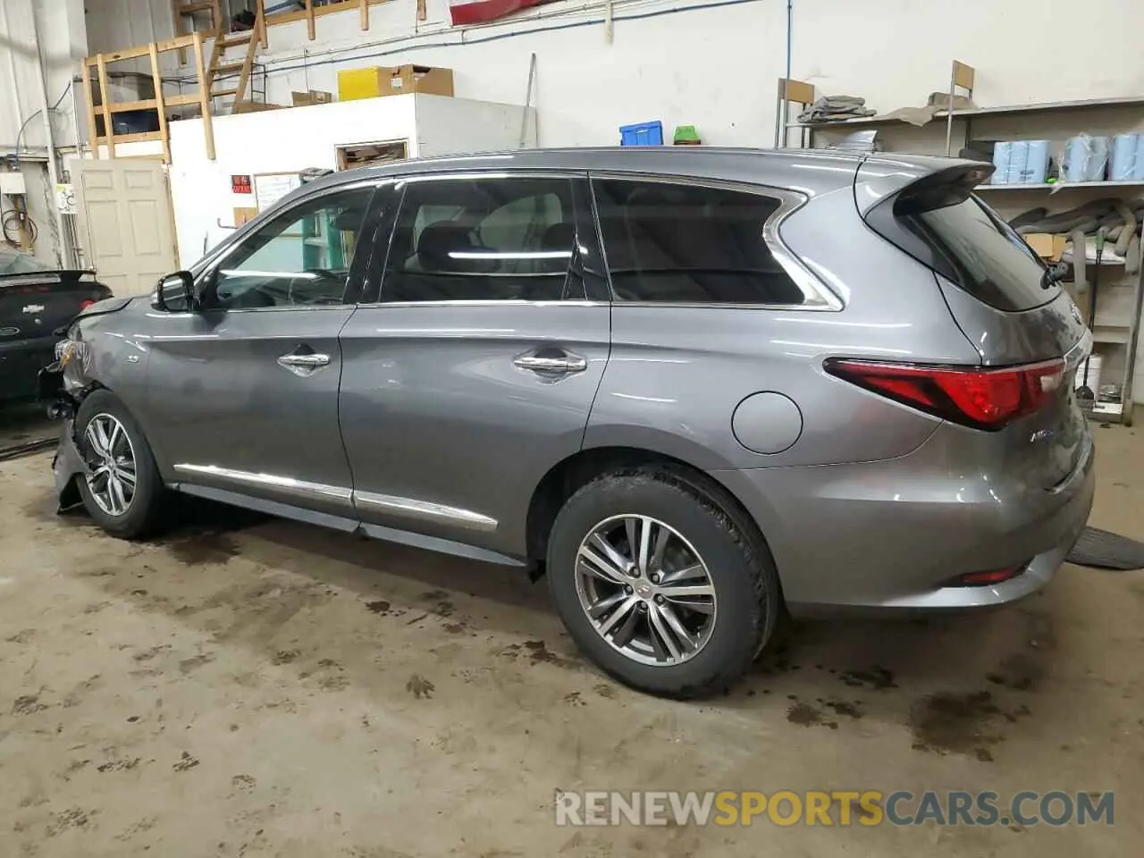 2 Photograph of a damaged car 5N1DL0MM3KC566592 INFINITI QX60 2019
