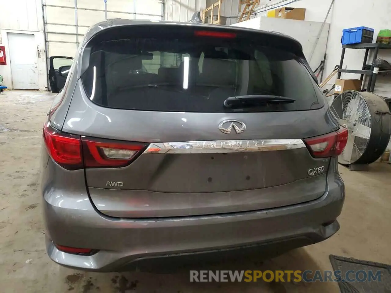 6 Photograph of a damaged car 5N1DL0MM3KC566592 INFINITI QX60 2019